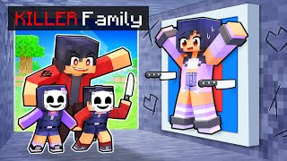 Having a FAMILY with a KILLER in Minecraft [upl. by Laehcimaj666]