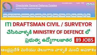 ITI DRAFTS MAN CIVIL JOBS  ITI SURVEYOR JOBS  ITI JOBS  10TH JOBS [upl. by Shayne]