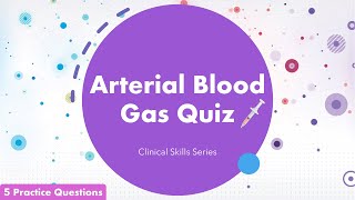 Arterial Blood Gas ABG Quiz  5 Practice Questions [upl. by Affer]