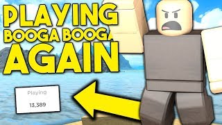 Trying to Play BOOGA BOOGA Again Roblox [upl. by Namajneb357]