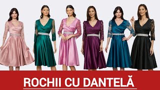 Rochii Elegante Cu Dantelă DyFashion [upl. by Ballard]