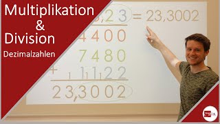 Multiplikation und Division von Dezimalzahlen [upl. by Kerwin]