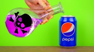 Sulfuric Acid VS Pepsi 7 Amazing Experiments [upl. by Ojimmas316]