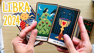 LIBRA  quotYOUR 2024 NEW YEAR HERES WHAT TO EXPECTquot 2024 Tarot Reading [upl. by Zirkle899]