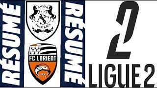 AMIENS SC 10 FC LORIENT Résumé  Ligue 2  20242025 [upl. by Nathanil238]