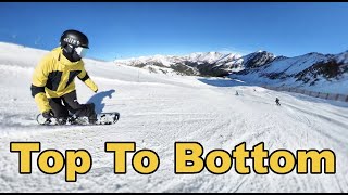 Arapahoe Basin Opened the Mountain Top  Snowboarding Top To Bottom [upl. by Llertnauq]