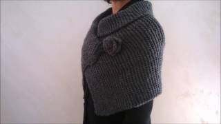 COPRISPALLE maglia rasata  knitting shrugs [upl. by Briggs]