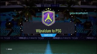 Wijnaldum to PSG SBC  CHEAPEST METHOD  FIFA 22 [upl. by Enyaz]