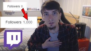 How I went from 0 to 1000 Followers on Twitch tips [upl. by Rehposirhc598]