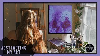 Figurative Abstract Oil Painting  Art Vlog 💕 [upl. by Verity]