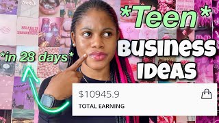 30 Small Business Ideas For Teenagers To Make 10k Per Month Online [upl. by Longo277]