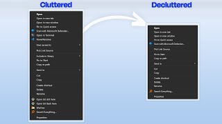 Declutter The Windows RightClick Menu [upl. by Wickham9]