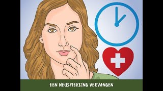 Een neuspiercing vervangen [upl. by Ainnek]