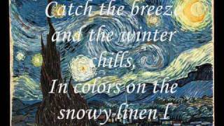 Don McLean  Vincent  Starry Starry Night With Lyrics [upl. by Pontias]