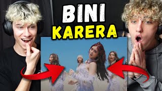 South Africans React To BINI Karera Official Music Video [upl. by Burrow962]