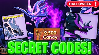 Dragon Adventures HALLOWEEN UPDATE CODES [upl. by Ellecrad]