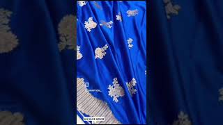 Banarsi handloom khaddi musra Silke sarees available my whatsapp number 6393668618 [upl. by Anelam156]