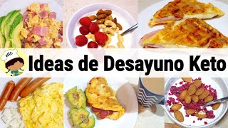 Ideas de Desayuno Keto Desayuno CetogénicoCafé ketoqué como en Keto [upl. by Tatum]