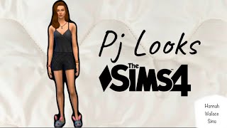 Designing Stylish PJ Looks In The Sims 4 CAS [upl. by Clarissa26]