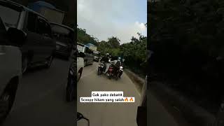 Scoopy hitam meresahkan nabrak [upl. by Arekat]