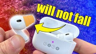 Best AirPods Pro Silicon Tip That I Tested and Wont Fall Off [upl. by Elita189]