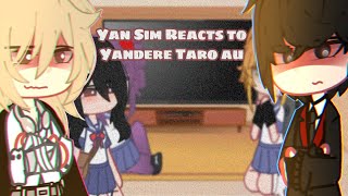 Yan Sim reacts to Yandere Taro  Yandere Simulator  Taro x Ayano [upl. by Ihana]