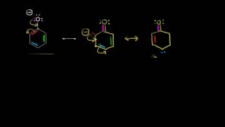 Resonance structures for benzene and the phenoxide anion  Organic chemistry  Khan Academy [upl. by Nashom]