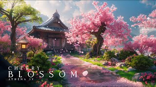 Beautiful Cherry Blossom Music  Relaxing Japanese Zen Music for Stress Relief [upl. by Gnok515]