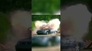 Vickers Tactical Car EXPLODES From Machine Gun Fire [upl. by Salahcin]