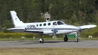 Cessna 340 Takeoff [upl. by Yraeht]