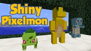 Shiny Pixelmon  SHINY CHARMANDER SHINY SQUIRTLE SHINY BULBASAUR [upl. by Oria]