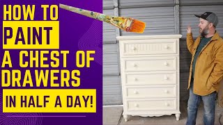 How To Paint a Chest of Drawers in Half A Day [upl. by Conal]