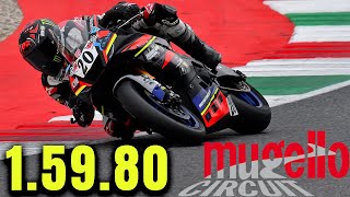 Onboard Mugello 2023  Yamaha R6 Race  15980 [upl. by Neelrihs]