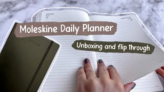 Unboxing my new moleskine 2023  2024 18 month daily planner [upl. by Phelips597]