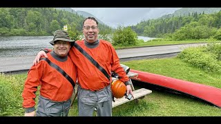 Canoeing the Jacques Cartier River no music [upl. by Tterb]