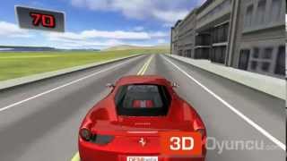 3D Ferrari F458  3D Araba Oyunları  3D Oyuncu [upl. by Lehcyar]