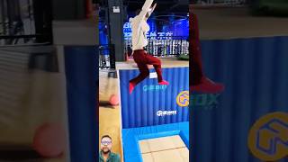 😱😲trampolin sports 😲😱 parkour basketball challenge funny sports duet helmet trampolinetricks [upl. by Neira]