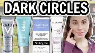 EYE CREAMS FOR DARK CIRCLES PUFFINESS amp CROWS FEET 🛍DRUGSTORE SHOP WITH ME DrDrayzday [upl. by Eenaej753]