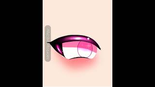 My first blinking eye💗 animation digitalart drawing ibispaintx gachaclube nebula art edit [upl. by Eimas11]