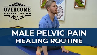 Overcome Male Pelvic Floor Dysfunction  30 Minute Healing RoutineStretches [upl. by Iran498]