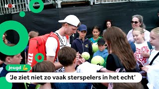 Drukte bij tennistoernooi in Rosmalen Speciaal dat ik hier mag zijn [upl. by Savior]