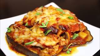 Lasagna De Berenjena Easy Eggplant Lasagna  Spanish [upl. by Libenson656]