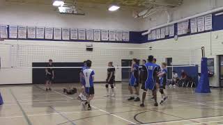 2023 MHSAA Zone 13 Varsity Boys Volleyball League Steinbach Christian Flames vs Real Berard Jaguars [upl. by Llebiram]