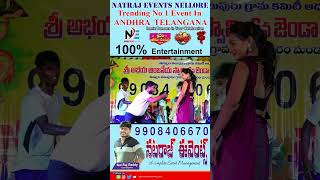 natraj events nellore 9908406670 trending no1 apamptelangana dancereels tummalatalupuru nellore [upl. by Aramit219]