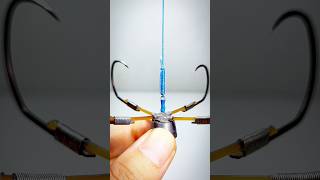 Fishing knot skills How to tie a big hook fishing shorts [upl. by Leunad476]