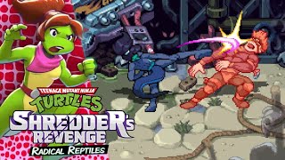 TMNT Shredders Revenge  Radical Reptiles Mona Lisa Playthrough [upl. by Attennek418]