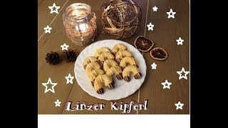 Bines Weihnachtsplätzchen Linzer Kipferl Rezept Weihnachtsplätzchen Sckokolade [upl. by Bezanson]