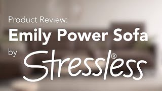 Emily Power Sofa by Stressless Product Review [upl. by Frendel]