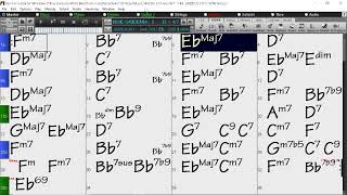 BACKING TRACK  BLUE GARDENIA Lester Lee amp Bob Russell Eb 160 BPM SWING [upl. by Atnomed]