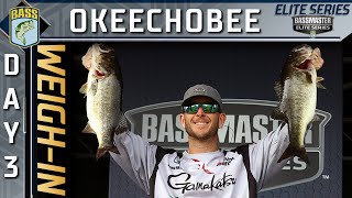 Weighin Day 3 at Lake Okeechobee 2023 Bassmaster Elite Series [upl. by Palladin987]